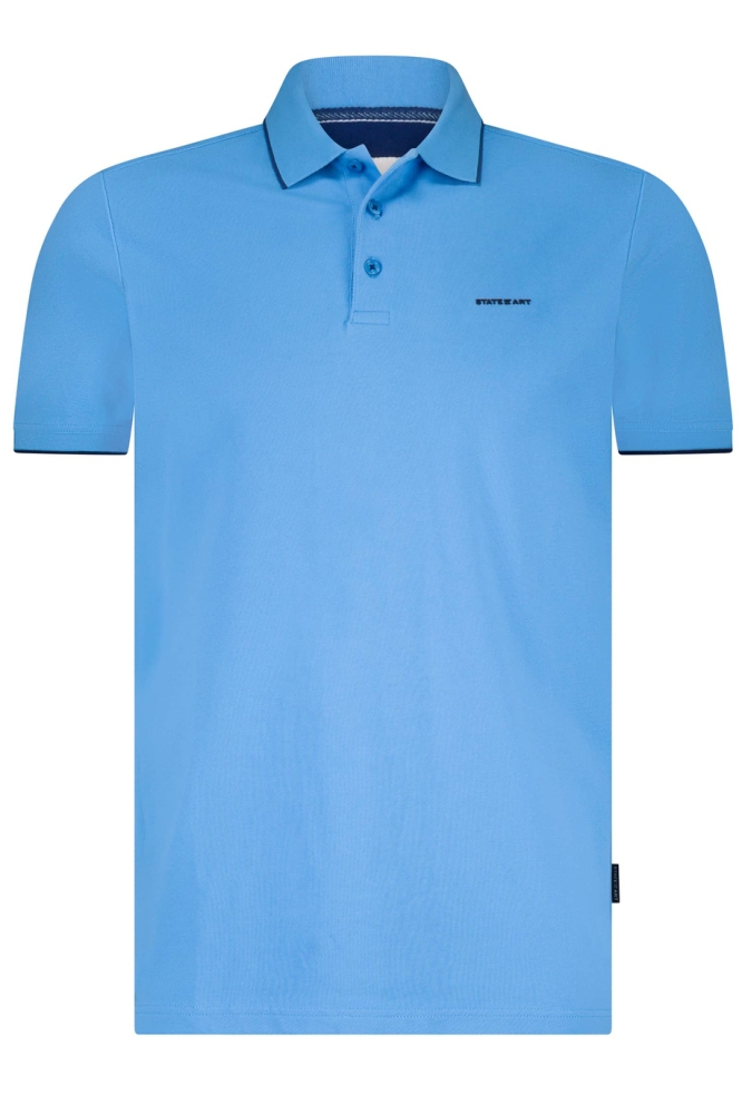 PIQUE POLO MET STREEPDETAILS 46115400 5300